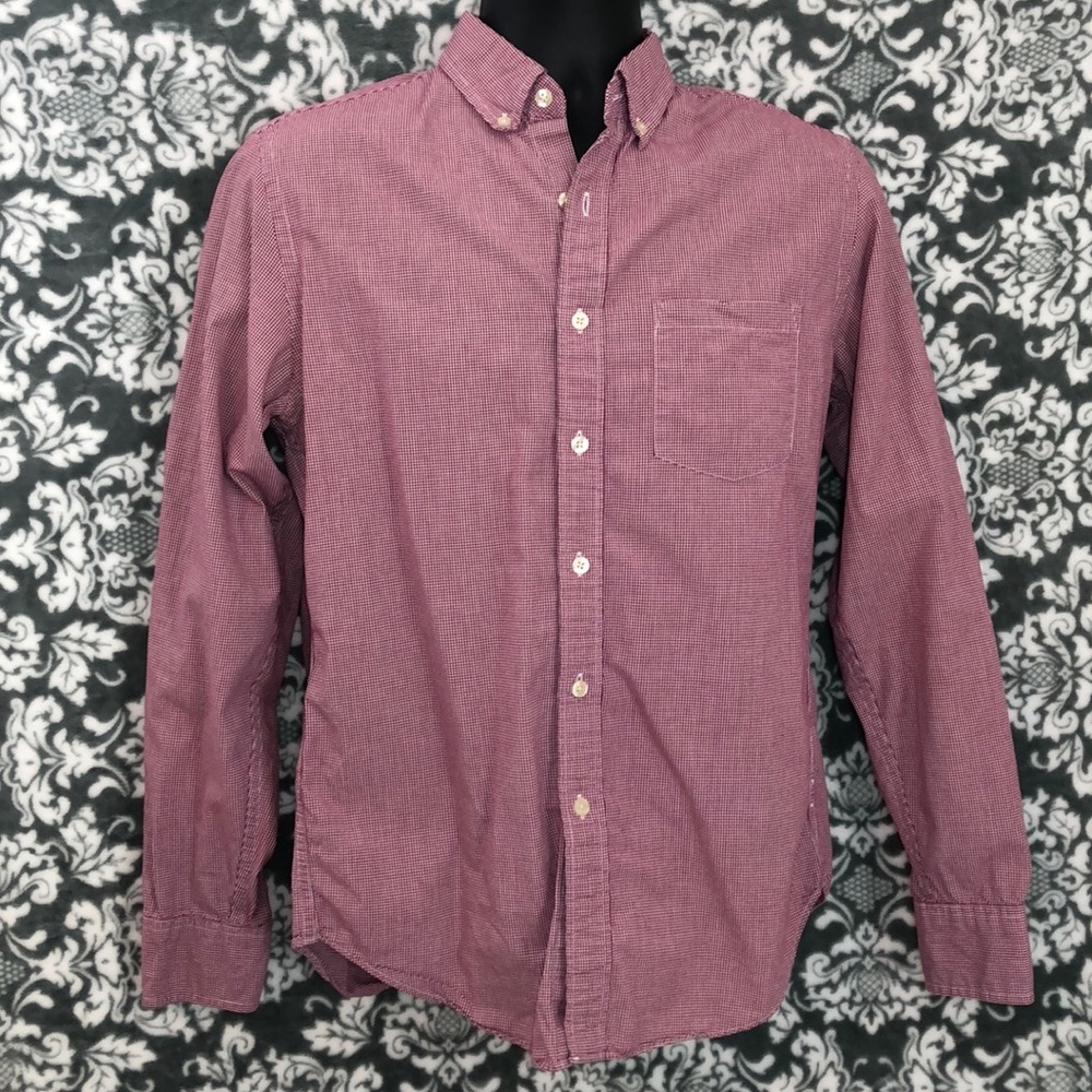 Men’s Classic J Crew Factory Red Button Up